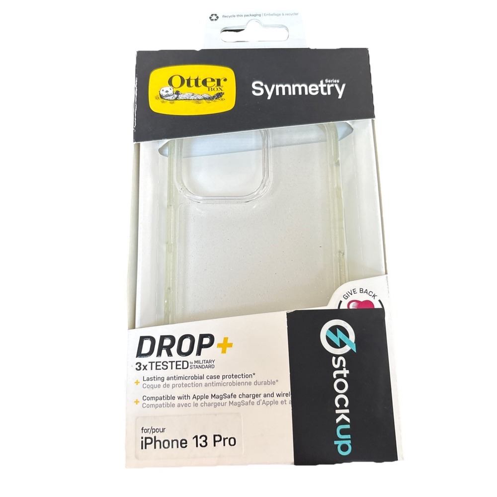 OtterBox iPhone 13 Pro Symmetry Clear Series Case -‎ Stardust - Bump Resistant